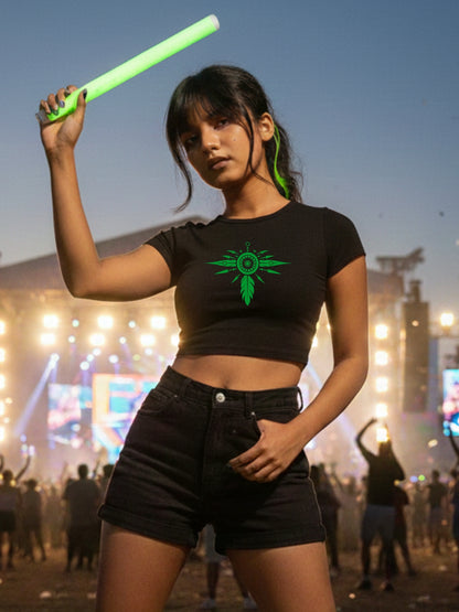 Solar Feather Baby Tee