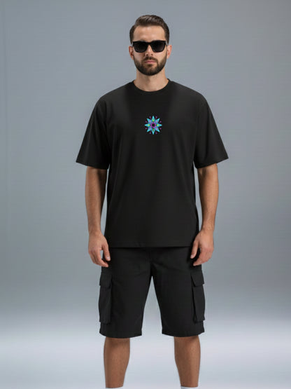 Geometric Glow Oversized T-Shirt