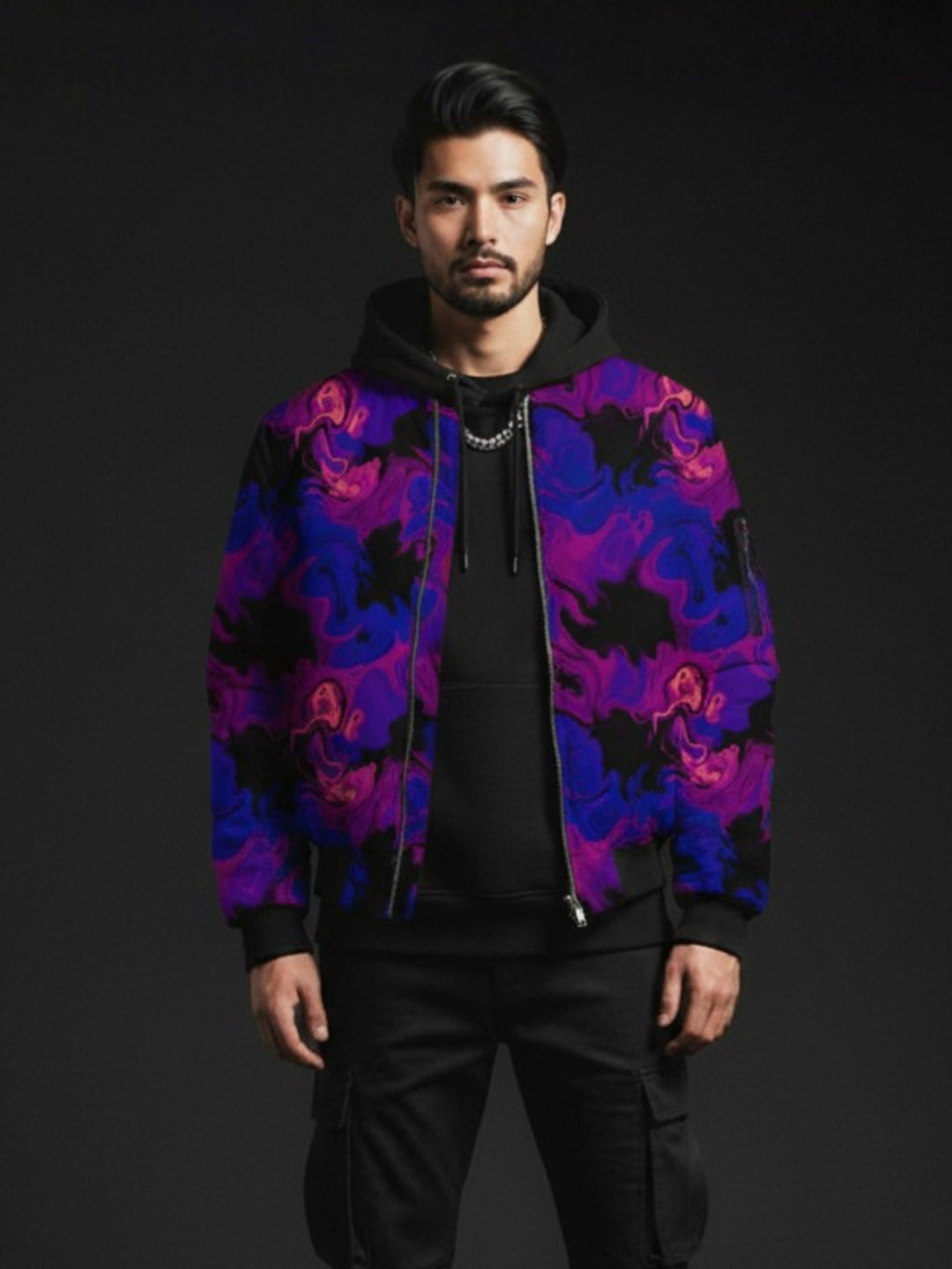 Nightwave Bomber Jacket