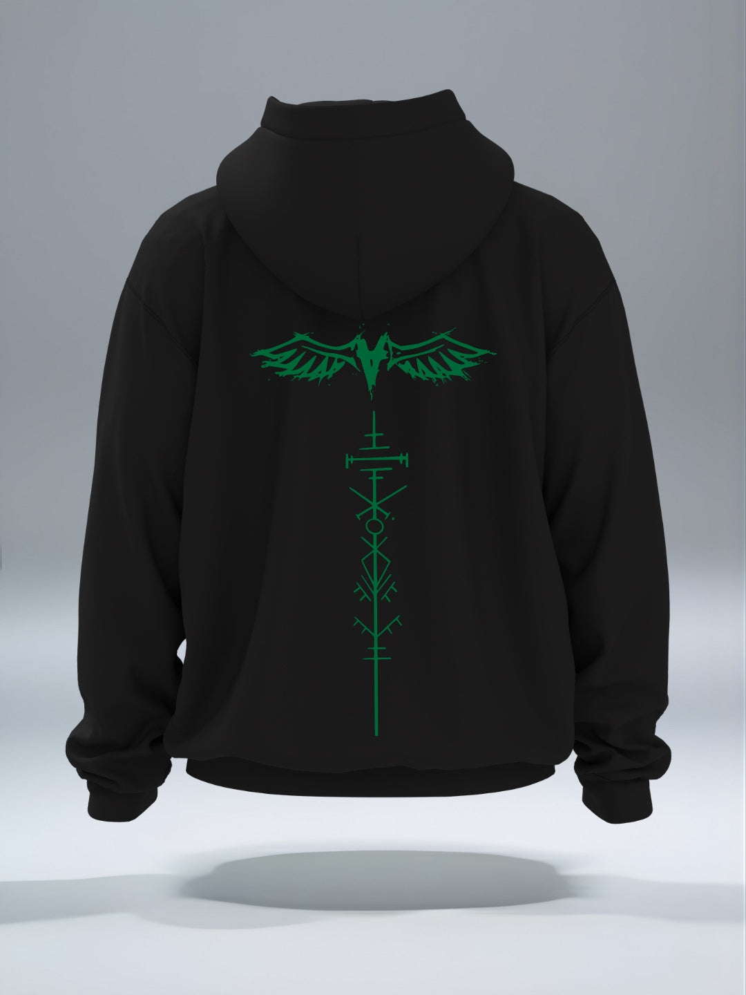 Nordic Raven Oversized Hoodie