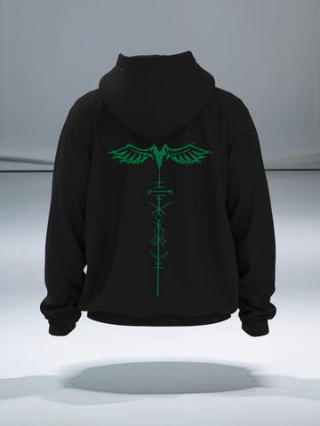 Nordic Raven Oversized Hoodie