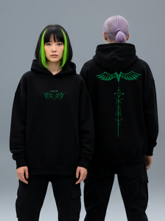 Nordic Raven Oversized Hoodie