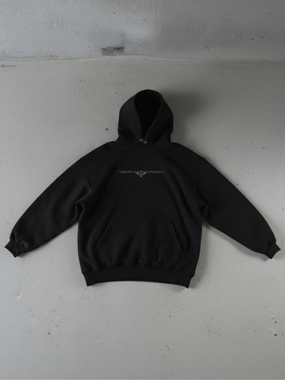 Nocturne Tribe Glow in Dark Hoodie – Heavyweight Drop Fit