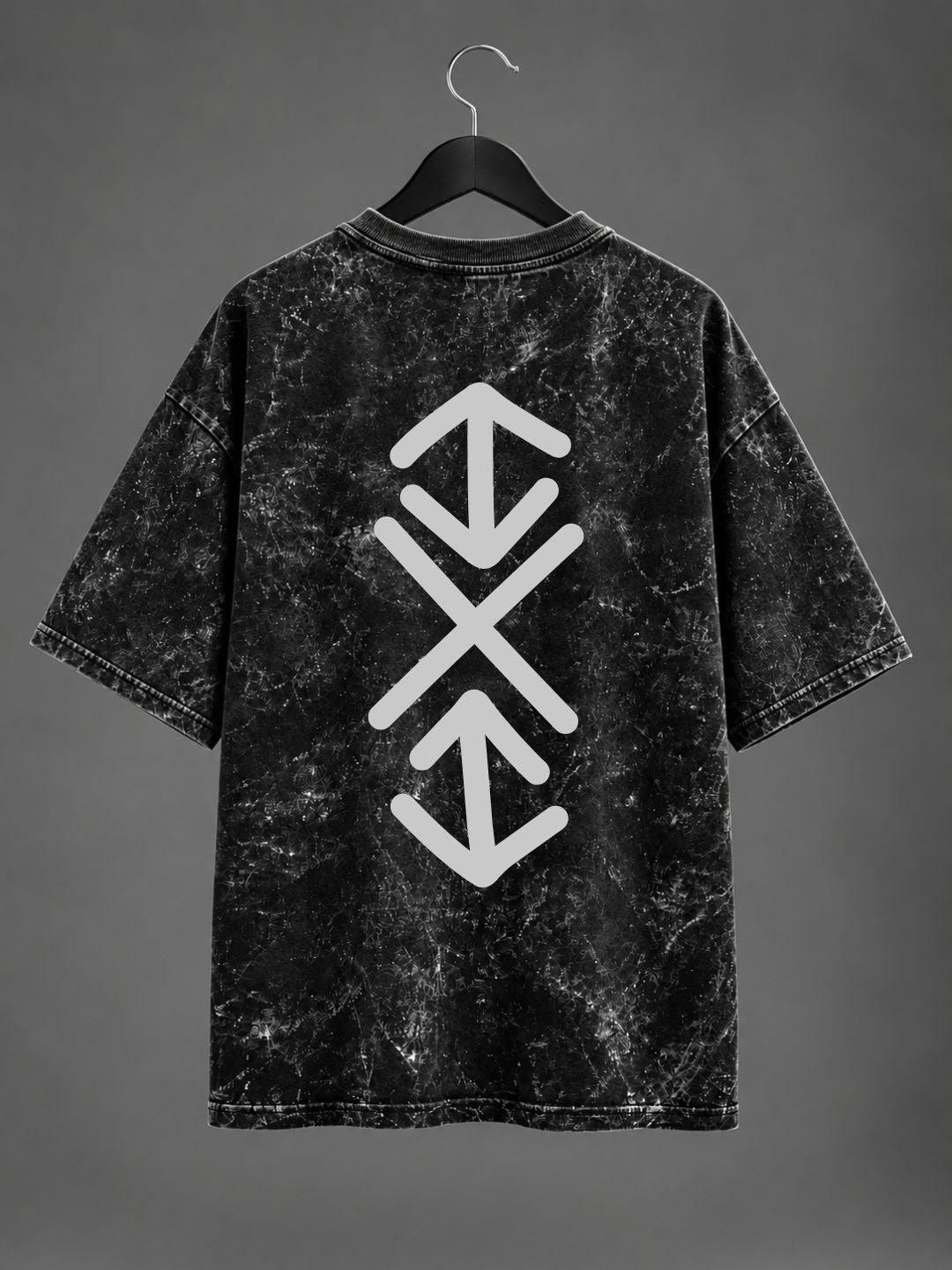 Frequency Fade Acid Wash Oversized T-Shirt