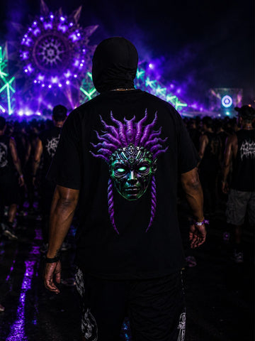 Violet Oracle Oversized T-Shirt – 240 GSM Premium Cotton