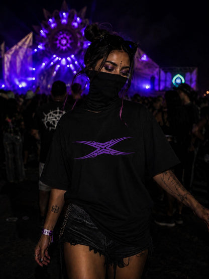 Violet Oracle Oversized T-Shirt – 240 GSM Premium Cotton