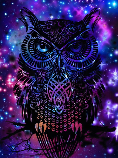 Nebula Owl Tapestry