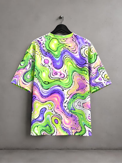 Pastel Mirage Oversized T-Shirt
