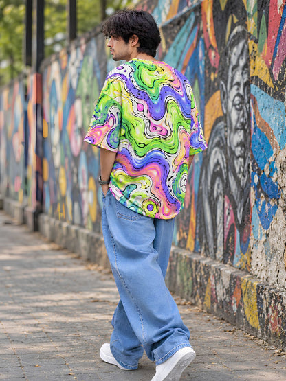 Pastel Mirage Oversized T-Shirt