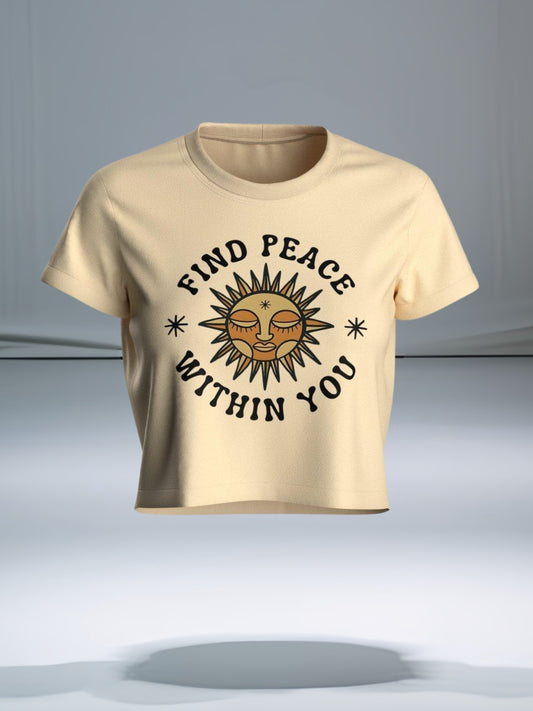 Find Peace Crop Top