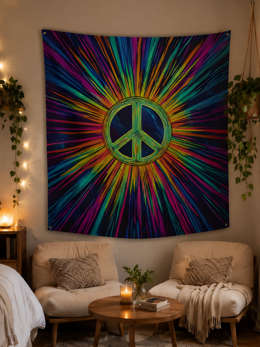 Luminous Peace Tapestry