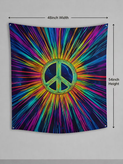 Luminous Peace Tapestry