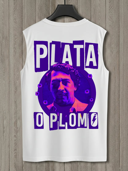 Shadow Punk Sleeveless Cotton T-Shirt