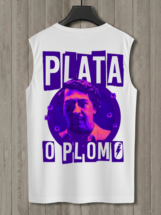 Shadow Punk Sleeveless Cotton T-Shirt