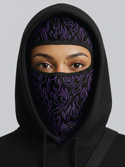 Purple Flame Balaclava