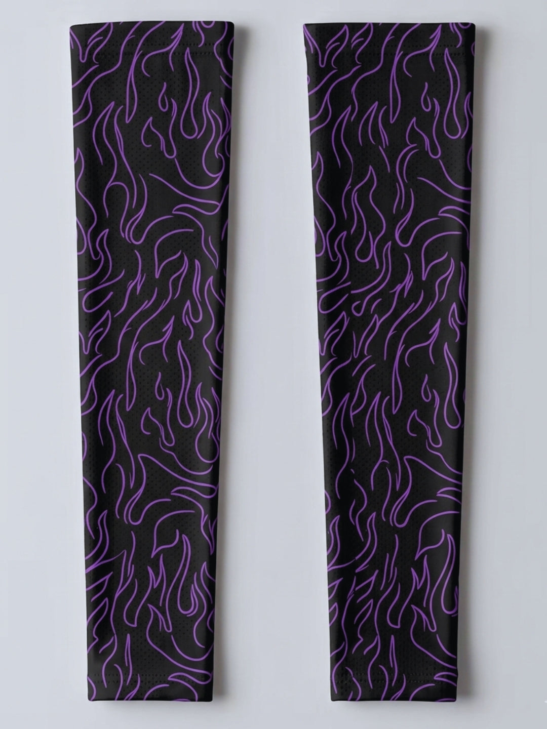 Purple Flame Arm Sleeves -Set of 2