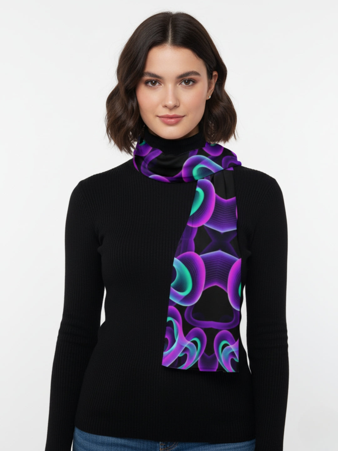 Purple Flow Stole
