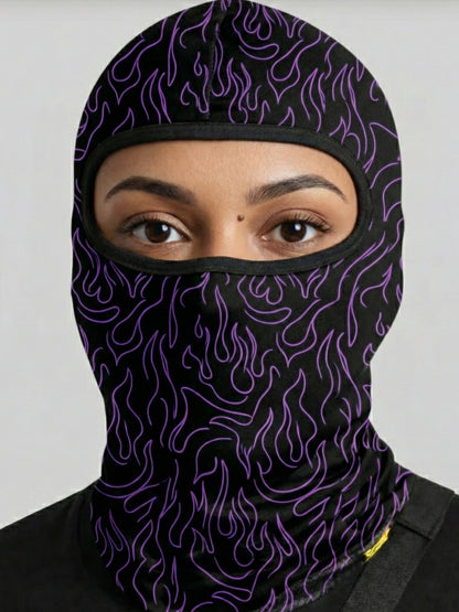 Purple Flame Balaclava