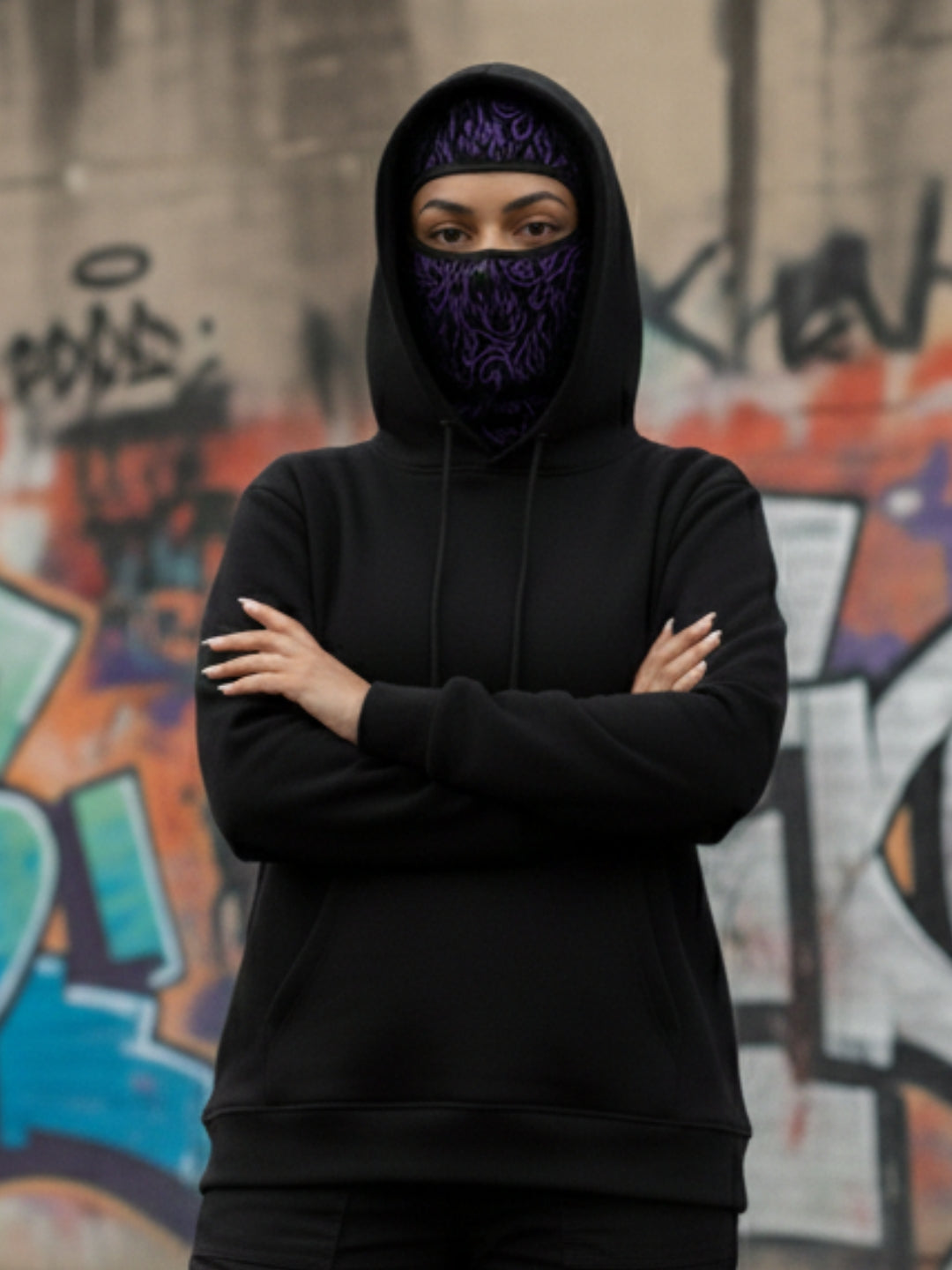 Purple Flame Balaclava
