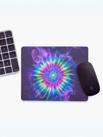 Purple Burst Mouse Pad