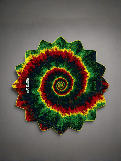 Dual-Print Galaxy & Spiral Flame 16-Corner UV Reactive Dapo Star