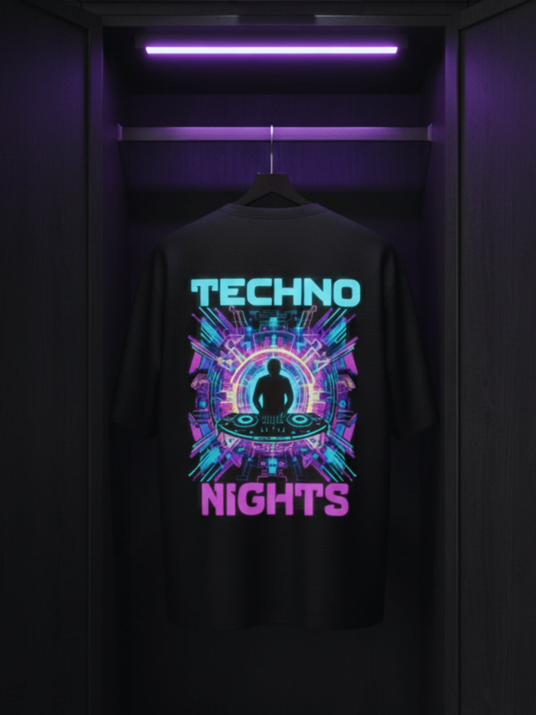 Rave Till Sunrise Oversized T-shirt