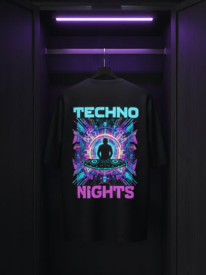 Rave Till Sunrise Oversized T-shirt