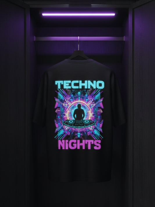 Rave Till Sunrise Oversized T-shirt