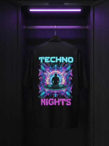 Rave Till Sunrise Oversized T-shirt