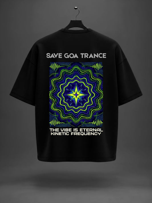 Save Goa Trance Terry Oversized Tee Drop 01