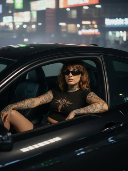 Solar Feather Baby Tee