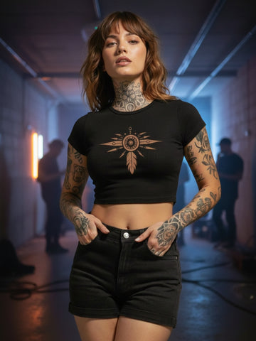 Solar Feather Baby Tee