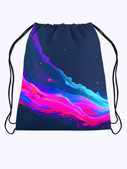 Astronaut Space Art Dual-Print - Drawstring Bag