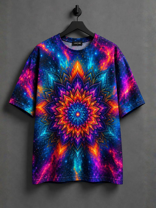 Starburst Mandala Oversized T-Shirt