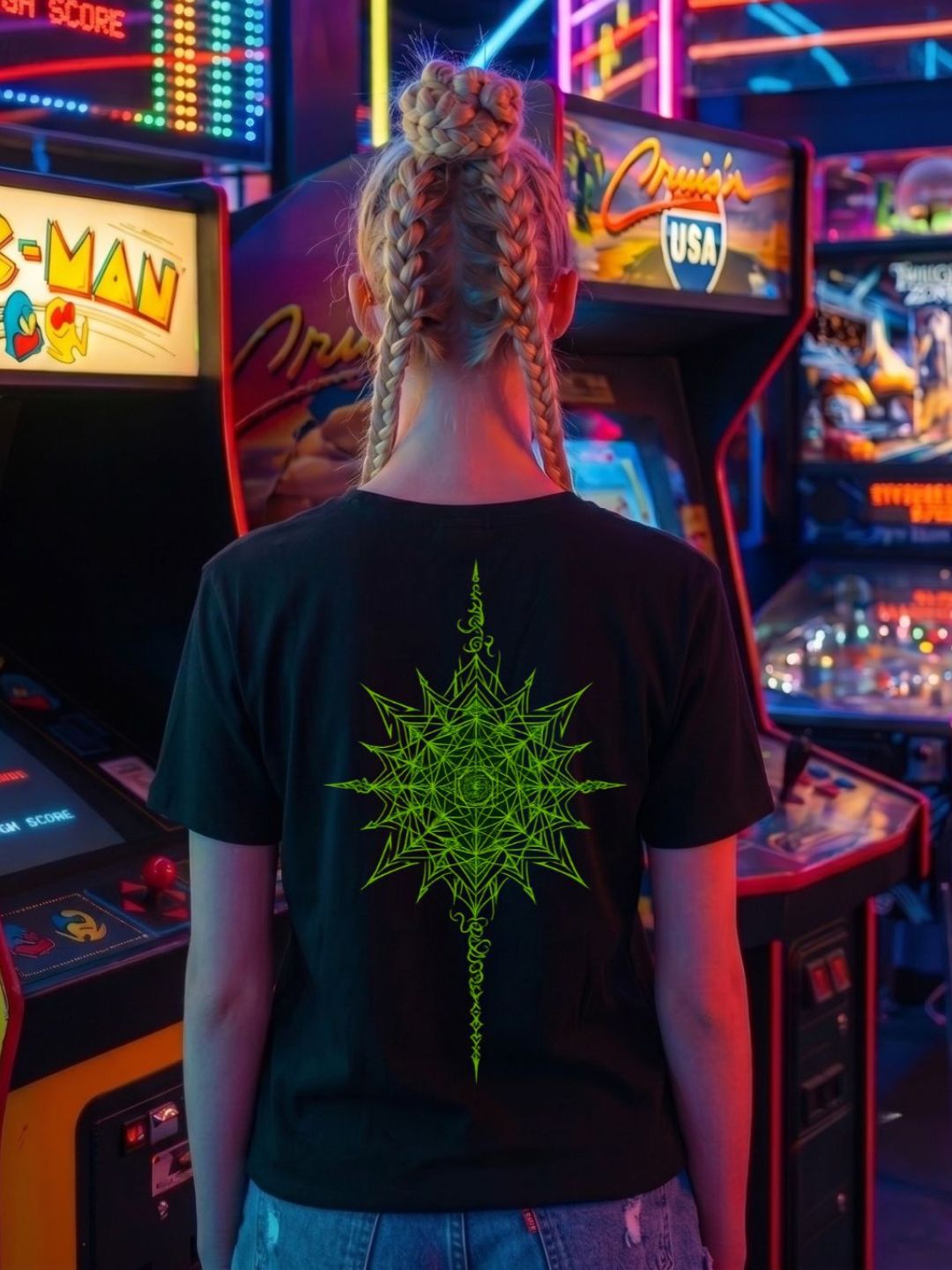 Cyber Spine Supima Cotton Tee