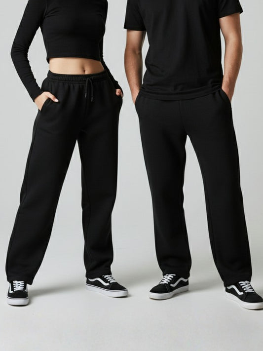 LV Solid Loose Fit Sweat Pant Unisex