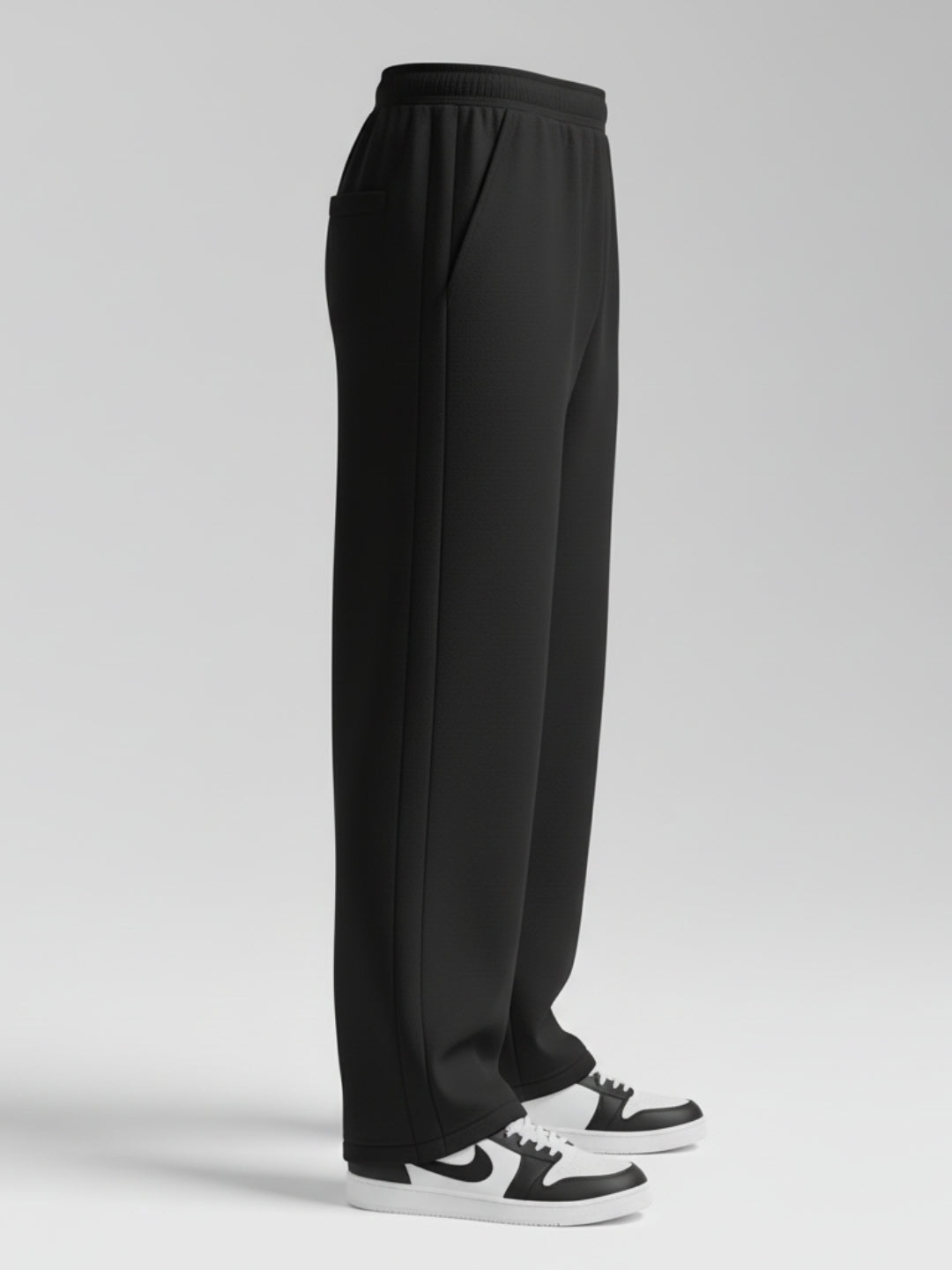 LV Solid Loose Fit Sweat Pant Unisex