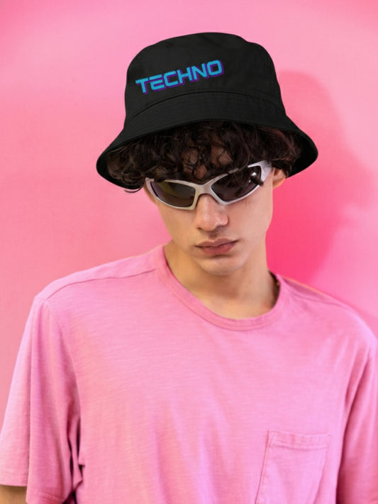 Techno Glitch  Bucket Hat