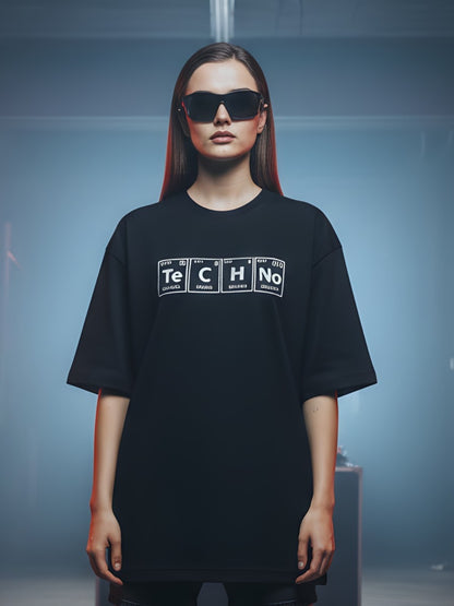 Elements of Techno Oversized Tee - Unisex