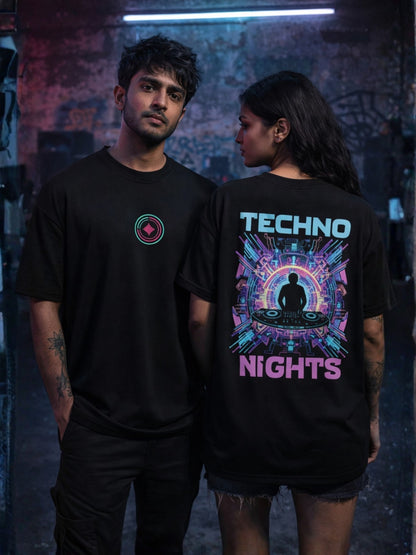 Rave Till Sunrise Oversized T-shirt