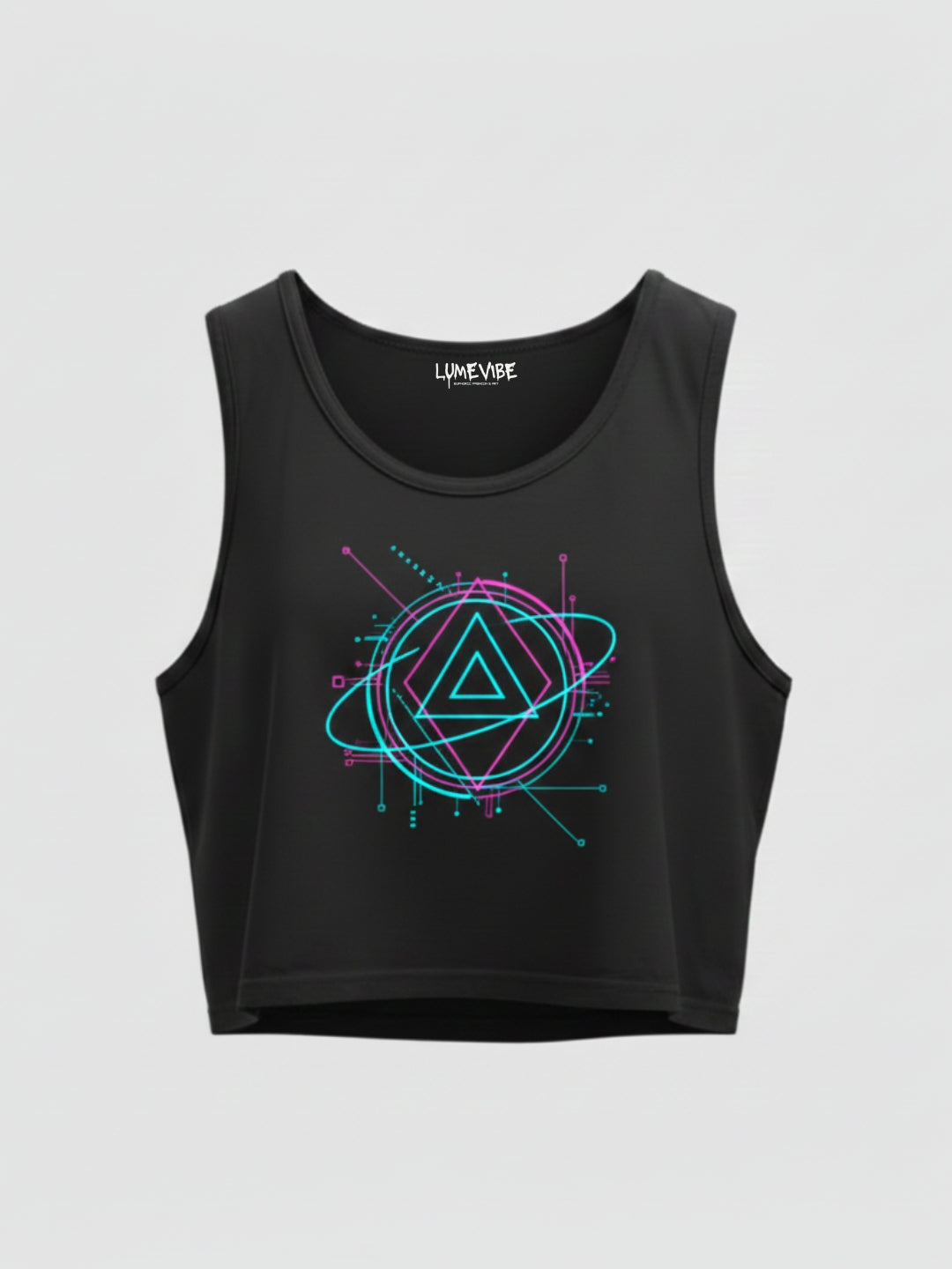 Techno Triangle CropTank