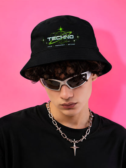 Techno Glitch  Bucket Hat