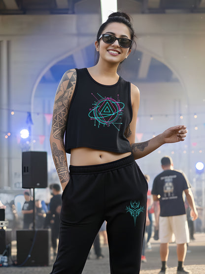Techno Triangle CropTank