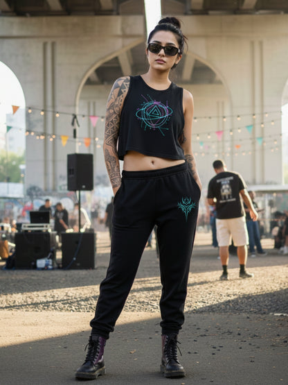 Techno Triangle CropTank