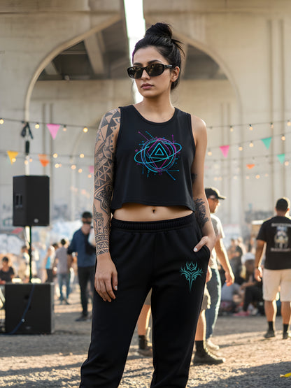Techno Triangle CropTank