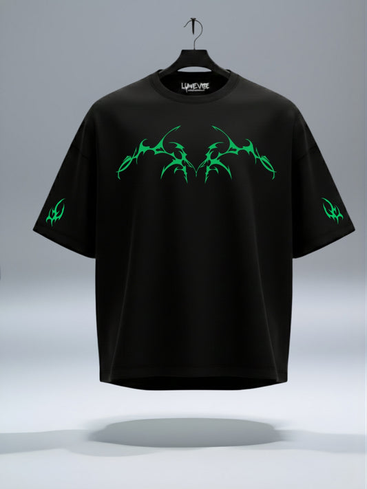 Cyber-Tribe Boxy Fit Terry T-Shirt