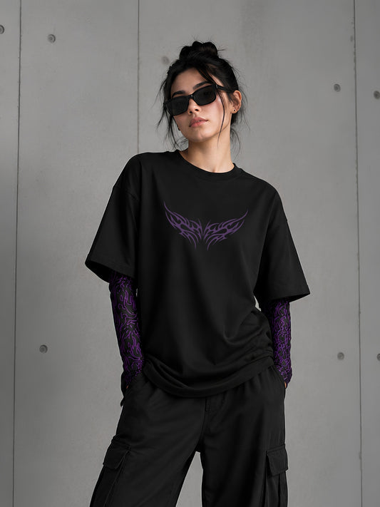 Purple Wing Terry T-Shirt