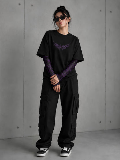 Purple Wing Oversized T-Shirt