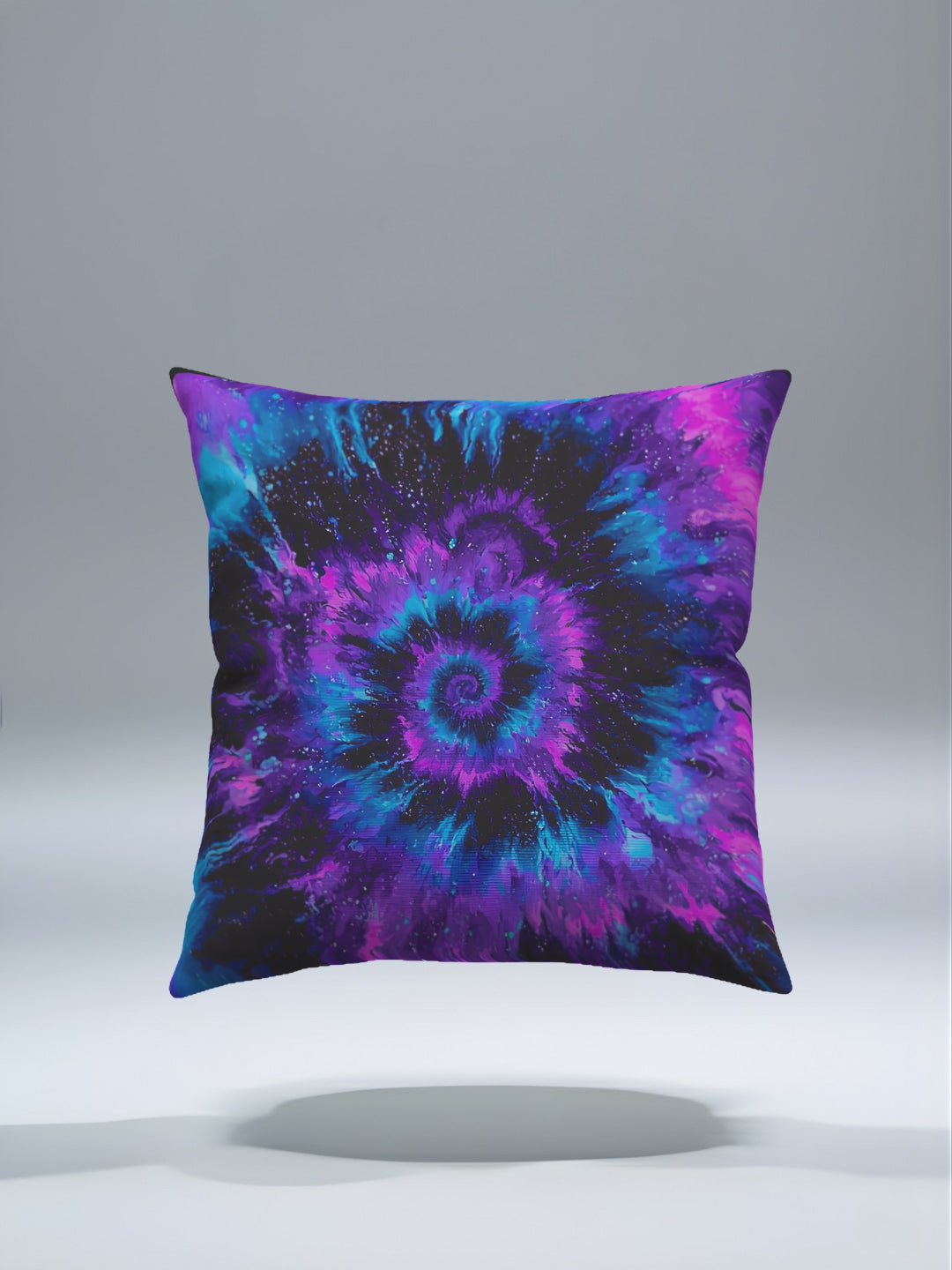 Galaxy Spiral Tie-Dye Cushion Cover