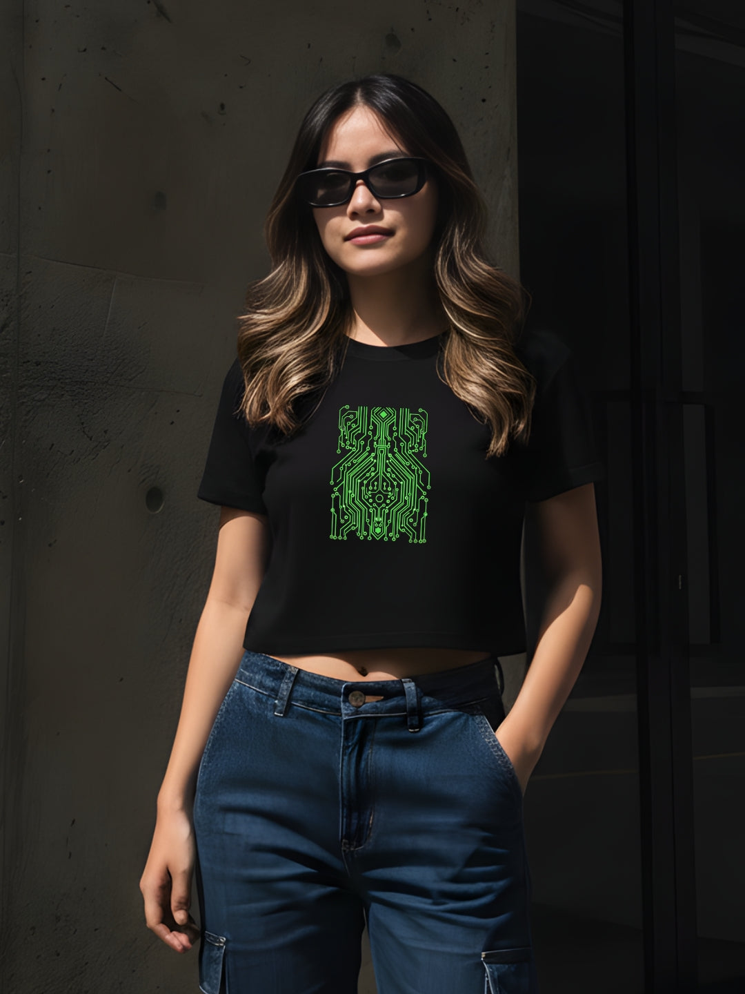 Trance Aura Crop Top